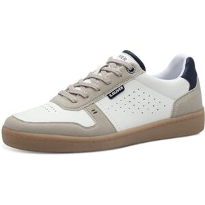 s.Oliver Herren Sneaker flach Low Top Vegan, Weiß (White), 44 EU s.Oliver Herren Sneaker flach Low Top Vegan, Weiß (White), 44 EU