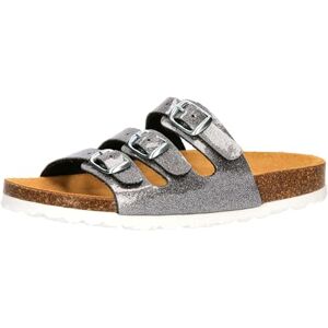 Lico Mädchen Bioline Kids Glitter Hausschuhe, Silber, 36 EU Lico Mädchen Bioline Kids Glitter Hausschuhe, Silber, 36 EU