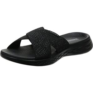 Skechers Damen On-The-go 600 – Glisting Schiebe-Sandalen, Schwarz, 38 EU Weit Skechers Damen On-The-go 600 – Glisting Schiebe-Sandalen, Schwarz, 38 EU Weit