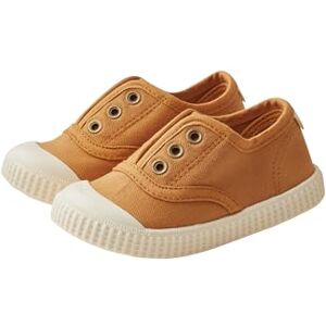Sterntaler Sneaker uni Sportiver Baby Schuh aus Canvas Kinder Sommer Schuhe mit rutschfester Sohle Unisex Babyschuhe mit elastischem Gummiband, knöchelhoch hellbraun, Größe 23 Sterntaler Sneaker uni Sportiver Baby Schuh aus Canvas Kinder Sommer Schuhe mit rutschfester Sohle Unisex Babyschuhe mit elastischem Gummiband, knöchelhoch hellbraun, Größe 23