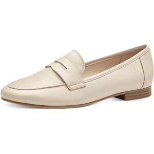 MARCO TOZZI Damen Slipper aus Leder mit Blockabsatz, Beige (Cream), 40 EU MARCO TOZZI Damen Slipper aus Leder mit Blockabsatz, Beige (Cream), 40 EU