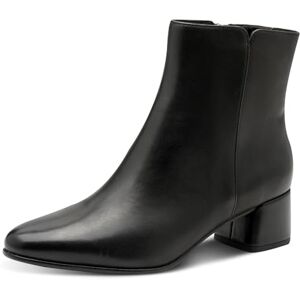 MARCO TOZZI Damen Stiefeletten aus Leder Elegant, Schwarz (Black), 39 EU MARCO TOZZI Damen Stiefeletten aus Leder Elegant, Schwarz (Black), 39 EU