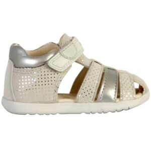 Geox Baby Mädchen B Macchia Gir Sandal, Off White Lt Silver, 23 EU Geox Baby Mädchen B Macchia Gir Sandal, Off White Lt Silver, 23 EU