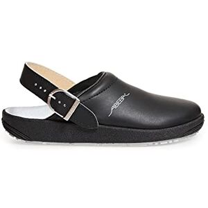 Abeba Clog 9252 rubber Glattleder schwarz, zertifiziert, 38 Abeba Clog 9252 rubber Glattleder schwarz, zertifiziert, 38