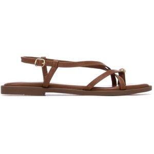 XTI Sandalen Damen Kamel Bequeme und vielseitige Schuhe Casual Mode Modell 14535802 (Größe 40) XTI Sandalen Damen Kamel Bequeme und vielseitige Schuhe Casual Mode Modell 14535802 (Größe 40)