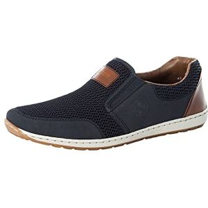Rieker Frühjahr/Sommer, Herren Slipper, Blau (Pazifik/Navy/Amaretto 14), 46 EU (11 UK) Rieker Frühjahr/Sommer, Herren Slipper, Blau (Pazifik/Navy/Amaretto 14), 46 EU (11 UK)