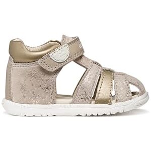 Geox Baby-Mädchen B MACCHIA Gir Sandal, BEIGE/Platinum, 22 EU Geox Baby-Mädchen B MACCHIA Gir Sandal, BEIGE/Platinum, 22 EU