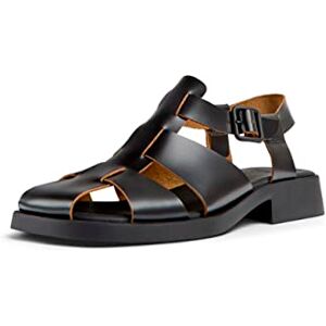 Camper Damen Fisherman Flat Sandal, Schwarz 001, 38 EU Camper Damen Fisherman Flat Sandal, Schwarz 001, 38 EU
