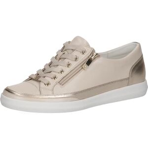 CAPRICE Damen Sneaker aus Leder, Metallic (Cream Comb), 39 CAPRICE Damen Sneaker aus Leder, Metallic (Cream Comb), 39