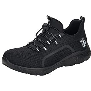 Rieker Damen Sneaker, Schwarz, 38 EU Rieker Damen Sneaker, Schwarz, 38 EU