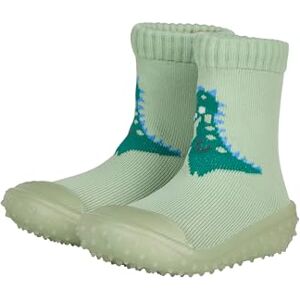 Sterntaler Adventure Socks Dino – Socken mit transparenter profilierter Gummisohle, Dino-Motiv, herausnehmbarer Innensohle zur Größenkontrolle, Sohle mit Noppen, Zehenschutz, Eisgrün, Größe 28 Sterntaler Adventure Socks Dino – Socken mit transparenter profilierter Gummisohle, Dino-Motiv, herausnehmbarer Innensohle zur Größenkontrolle, Sohle mit Noppen, Zehenschutz, Eisgrün, Größe 28