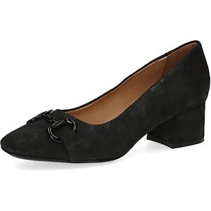 CAPRICE Damen Pumps Memotion aus Leder Kleiner Absatz Weite G, Schwarz (Black Pearl), 39 EU CAPRICE Damen Pumps Memotion aus Leder Kleiner Absatz Weite G, Schwarz (Black Pearl), 39 EU