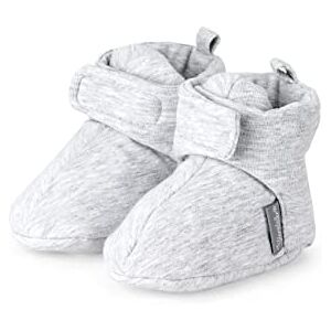 Sterntaler Unisex Baby Krabbel- und Hausschuh mit Klettverschluss, Alter: 4-6 Monate, Größe: 16, Farbe: Grau (Silber), Art.-Nr.: 5101600 Sterntaler Unisex Baby Krabbel- und Hausschuh mit Klettverschluss, Alter: 4-6 Monate, Größe: 16, Farbe: Grau (Silber), Art.-Nr.: 5101600