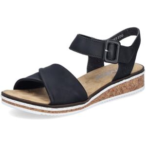 Rieker Damen Klassische Sandalen V3691, Frauen Sandalen,Sommerschuhe,Freizeitschuhe,offene Schuhe,Strandschuhe,schwarz (00),37 EU / 4 UK Rieker Damen Klassische Sandalen V3691, Frauen Sandalen,Sommerschuhe,Freizeitschuhe,offene Schuhe,Strandschuhe,schwarz (00),37 EU / 4 UK