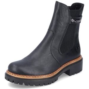Rieker Damen Chelsea Boots 72690, Frauen Stiefeletten,halbstiefel,Kurzstiefel,uebergangsschuhe,uebergangsstiefel,hoch,schwarz (00),40 EU / 6.5 UK Rieker Damen Chelsea Boots 72690, Frauen Stiefeletten,halbstiefel,Kurzstiefel,uebergangsschuhe,uebergangsstiefel,hoch,schwarz (00),40 EU / 6.5 UK
