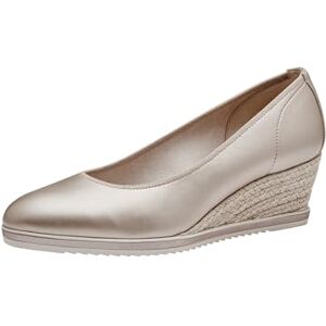 Tamaris Pumps Damen Vegan Keilabsatz metallic,EU 41 Tamaris Pumps Damen Vegan Keilabsatz metallic,EU 41