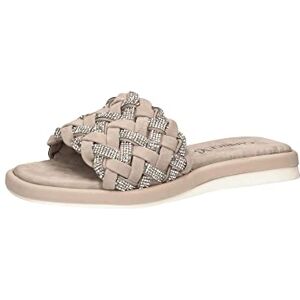 CAPRICE Leder Pantolette Flach Braun 27105 CAPRICE Leder Pantolette Flach Braun 27105