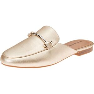 Amazon Essentials Damen Spangenpantolette, Gold, 40 EU Weit Amazon Essentials Damen Spangenpantolette, Gold, 40 EU Weit