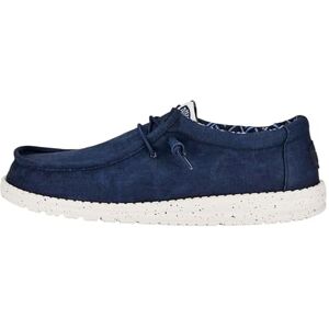 HEYDUDE Wally Canvas Herren Slip on Schuhe Mokassin Stil, Navy, 42 HEYDUDE Wally Canvas Herren Slip on Schuhe Mokassin Stil, Navy, 42