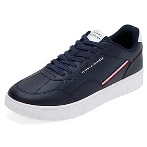 Tommy Hilfiger Herren Cupsole Sneaker Basket Core Stripes Low Top, Blau (Desert Sky), 39 Tommy Hilfiger Herren Cupsole Sneaker Basket Core Stripes Low Top, Blau (Desert Sky), 39