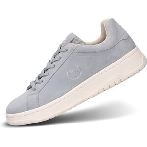 Bugatti Damen Sneaker aus hellblauem Wildleder mit Flyknit-Zungeneinsatz, Logo-Detail und robusten Gummisohlen hellblau 36 EU Bugatti Damen Sneaker aus hellblauem Wildleder mit Flyknit-Zungeneinsatz, Logo-Detail und robusten Gummisohlen hellblau 36 EU