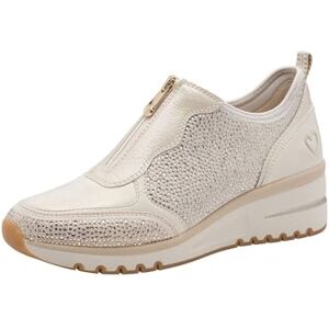 MARCO TOZZI Damen Sneaker weiches Feel Me Wechselfußbett weiches Innenfutter Vegan Modern, beige (Cream Comb), 39 EU MARCO TOZZI Damen Sneaker weiches Feel Me Wechselfußbett weiches Innenfutter Vegan Modern, beige (Cream Comb), 39 EU