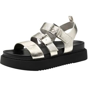 Tamaris Sandalette Damen Vegan Bequem metallic,EU 39 Tamaris Sandalette Damen Vegan Bequem metallic,EU 39