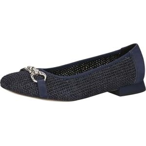 CAPRICE Damen Ballerinas Bast Elegant, Blau (Ocean Comb), 38 EU CAPRICE Damen Ballerinas Bast Elegant, Blau (Ocean Comb), 38 EU