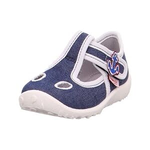 Superfit Jungen SPOTTY Hausschuhe, BLAU 8000, 24 EU Superfit Jungen SPOTTY Hausschuhe, BLAU 8000, 24 EU