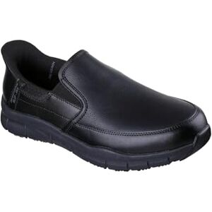 Skechers Nampa Broxtin Medizinischer Serviceschuh für Herren, Schwarzes Leder-Kunstleder, 46 EU Skechers Nampa Broxtin Medizinischer Serviceschuh für Herren, Schwarzes Leder-Kunstleder, 46 EU