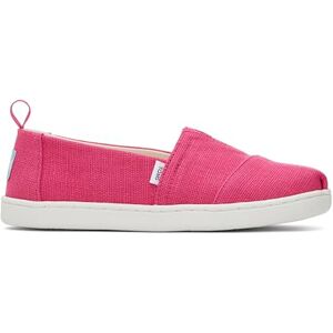 TOMS Youth Girl's Classic Alpargata Espadrille Loafer Flat, Fuchsia Heritage Canvas, 13 UK TOMS Youth Girl's Classic Alpargata Espadrille Loafer Flat, Fuchsia Heritage Canvas, 13 UK