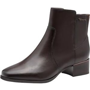 Tamaris Comfort Damen Stiefeletten aus Leder Kleiner Absatz, Braun (Espresso), 38 EU Tamaris Comfort Damen Stiefeletten aus Leder Kleiner Absatz, Braun (Espresso), 38 EU