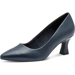 MARCO TOZZI Damen Pumps Spitz Vegan, Blau (Dk.Navy), 40 EU MARCO TOZZI Damen Pumps Spitz Vegan, Blau (Dk.Navy), 40 EU