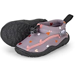 Sterntaler Badeschuhe Herz – Mädchen Baby Aquaschuhe mit Kordelstopper – Strukturierte Sohle – Funktionsmaterial mit Herzchenprint – Kinder Wasserschuhe Bademode Farbe pastellviolett, Größe 28 Sterntaler Badeschuhe Herz – Mädchen Baby Aquaschuhe mit Kordelstopper – Strukturierte Sohle – Funktionsmaterial mit Herzchenprint – Kinder Wasserschuhe Bademode Farbe pastellviolett, Größe 28