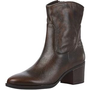 MARCO TOZZI Damen Stiefeletten mit Absatz aus Leder mit Reißverschluss, Braun (Cuoio Antic), 38 EU MARCO TOZZI Damen Stiefeletten mit Absatz aus Leder mit Reißverschluss, Braun (Cuoio Antic), 38 EU