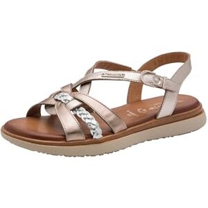 Tamaris COMFORT Damen Sandal Flat METALLIC COMB 38 Tamaris COMFORT Damen Sandal Flat METALLIC COMB 38