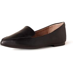 Amazon Essentials Damen Flacher Loafer, Schwarz Kunstleder, 35.5 EU Amazon Essentials Damen Flacher Loafer, Schwarz Kunstleder, 35.5 EU