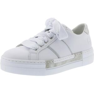 Rieker Frühjahr/Sommer, Damen Sneaker, Weiß (Weiss/Fog-Silver/ 81 81), 37 EU (4 UK) Rieker Frühjahr/Sommer, Damen Sneaker, Weiß (Weiss/Fog-Silver/ 81 81), 37 EU (4 UK)