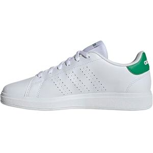 Adidas Unisex Kinder Advantage Base 2.0 Junior Shoes, Cloud White/Cloud White/Green, 38 2/3 EU Adidas Unisex Kinder Advantage Base 2.0 Junior Shoes, Cloud White/Cloud White/Green, 38 2/3 EU
