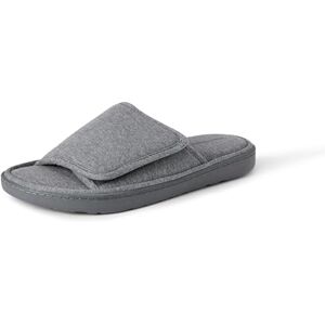 Amazon Essentials Herren Verstellbare Slipper mit Wickelverschluss und Offener Zehenpartie, grau, 11 Amazon Essentials Herren Verstellbare Slipper mit Wickelverschluss und Offener Zehenpartie, grau, 11