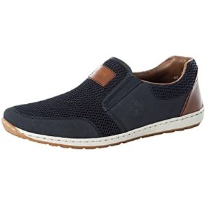 Rieker Frühjahr/Sommer, Herren Slipper, Blau (Pazifik/Navy/Amaretto 14), 45 EU (10.5 UK) Rieker Frühjahr/Sommer, Herren Slipper, Blau (Pazifik/Navy/Amaretto 14), 45 EU (10.5 UK)