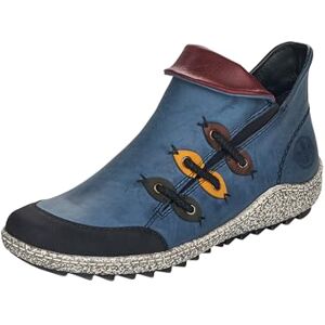 Rieker Damen, Stiefelette, Blue Combination Z7582 00, 37 EU Rieker Damen, Stiefelette, Blue Combination Z7582 00, 37 EU