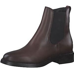 Tamaris Damen Chelsea Boots Leder Blockabsatz; COGNAC/braun; 37 EU Tamaris Damen Chelsea Boots Leder Blockabsatz; COGNAC/braun; 37 EU