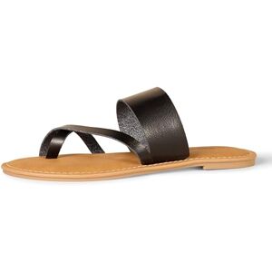 Amazon Essentials Damen Flip-Flop-Sandale mit einem Band, Schwarz, 41 EU Amazon Essentials Damen Flip-Flop-Sandale mit einem Band, Schwarz, 41 EU