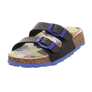 Superfit Jungen FUSSBETTPANTOFFEL SCHWARZ/BLAU 0100 Superfit Jungen FUSSBETTPANTOFFEL SCHWARZ/BLAU 0100