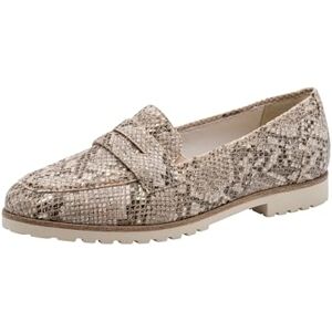 Tamaris Damen Loafer flach, beige, 38 EU Tamaris Damen Loafer flach, beige, 38 EU