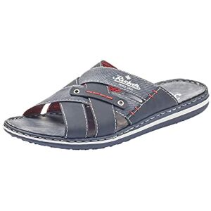 Rieker Herren Pantoletten Blau, 43 EU Rieker Herren Pantoletten Blau, 43 EU