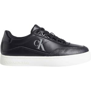 Calvin Damen Cupsole Sneaker Classic aus Leder, Schwarz (Triple Black), 38 Calvin Damen Cupsole Sneaker Classic aus Leder, Schwarz (Triple Black), 38