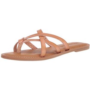 Amazon Essentials Damen Flache Riemchensandale zum Hineinschlüpfen, Hellbronze, 40 EU Amazon Essentials Damen Flache Riemchensandale zum Hineinschlüpfen, Hellbronze, 40 EU