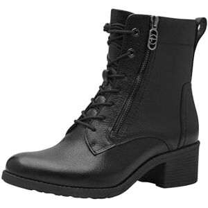 Tamaris Damen Absatzstiefelette Leder bequem; BLACK, EU 39 Tamaris Damen Absatzstiefelette Leder bequem; BLACK, EU 39